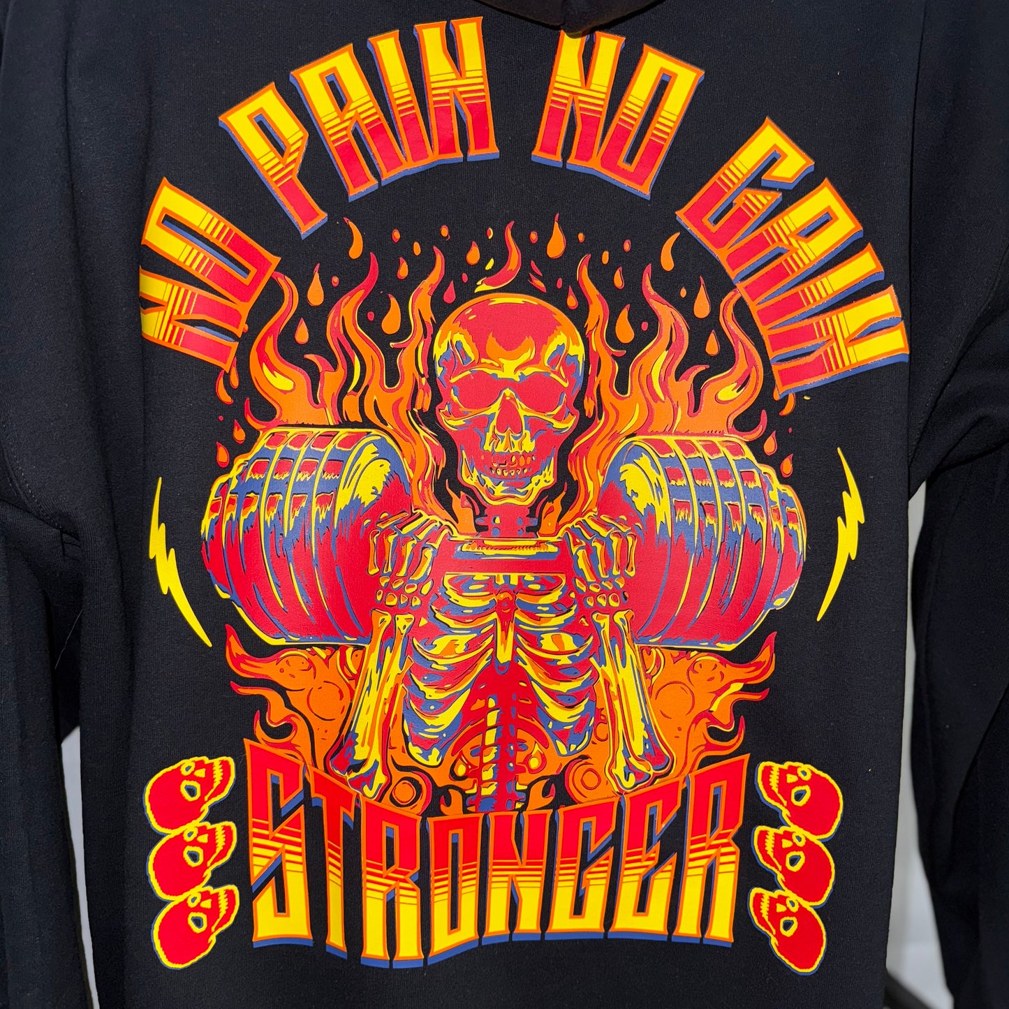 No Pain No Gain Zipper Hoodie