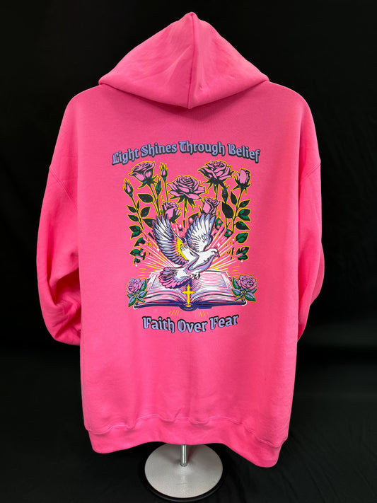 Faith Over Fear Zipper Hoodie