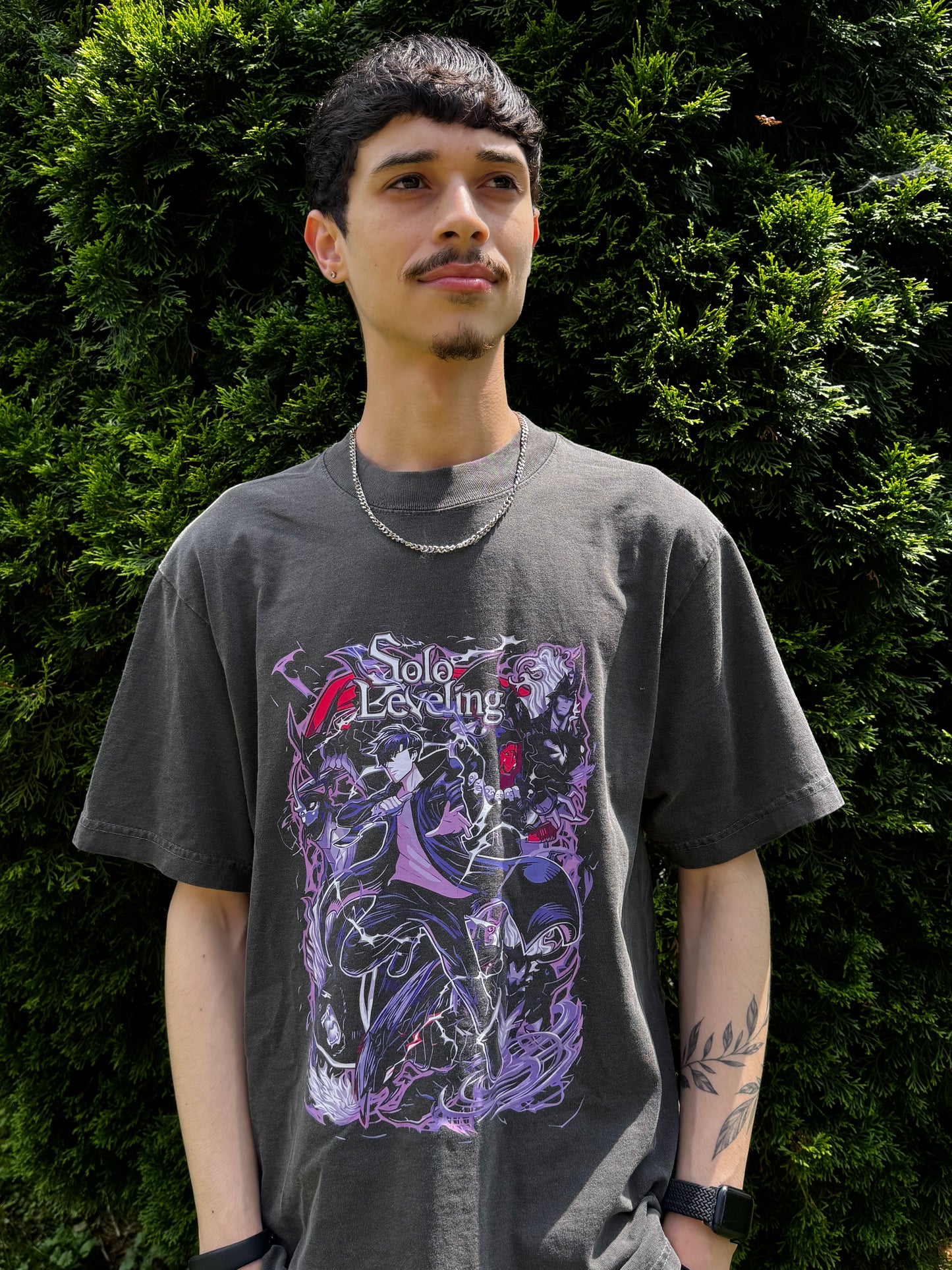 Solo Leveling Garment Dye Max Heavyweight Tee