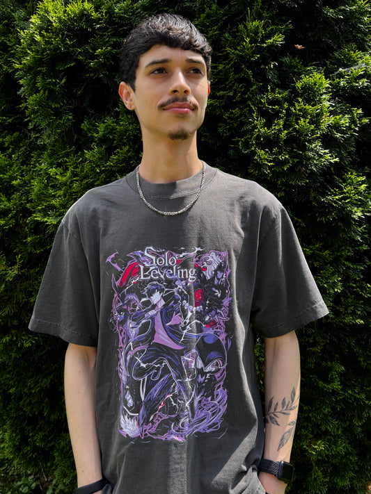 Solo Leveling Garment Dye Max Heavyweight Tee