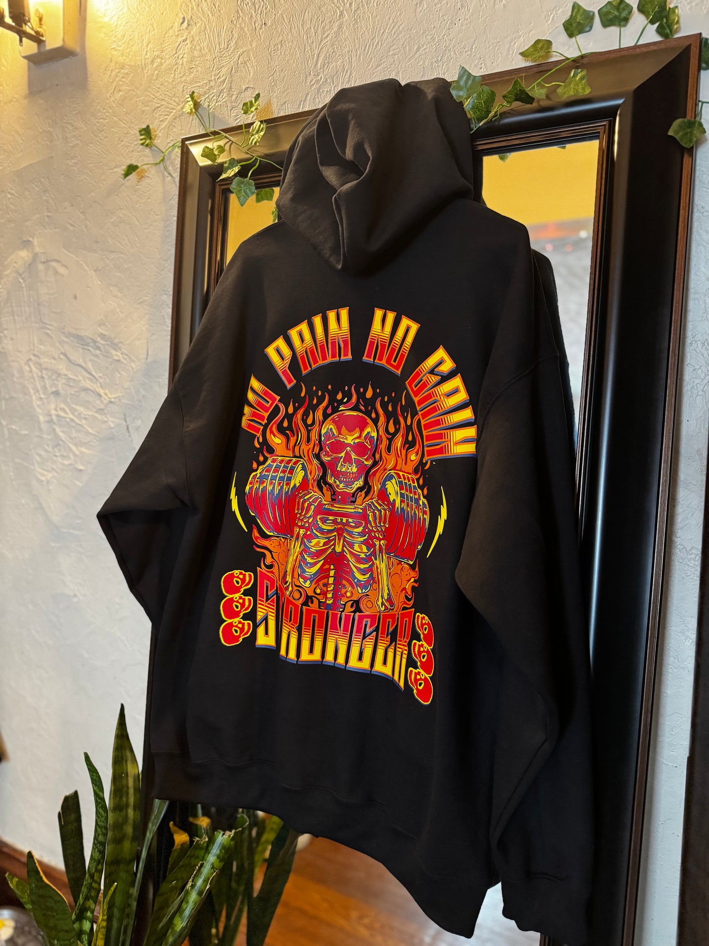 No Pain No Gain Zipper Hoodie