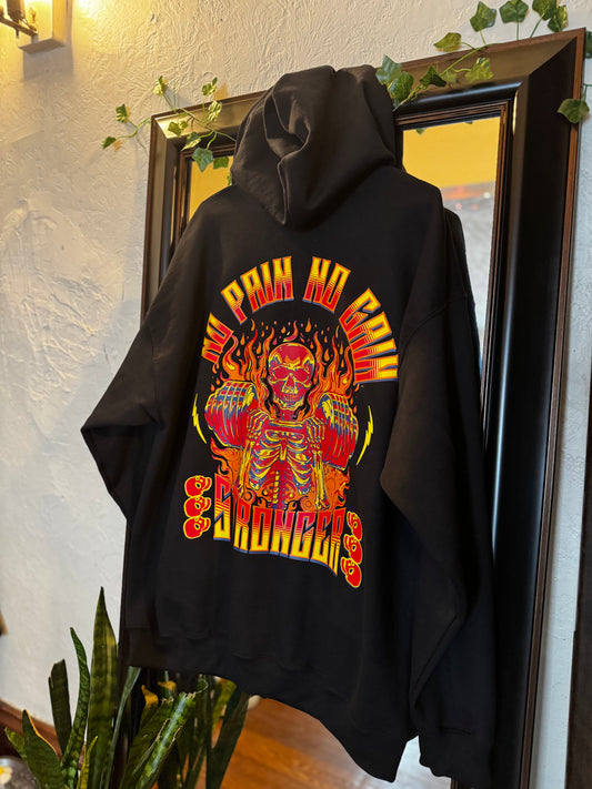 No Pain No Gain Zipper Hoodie